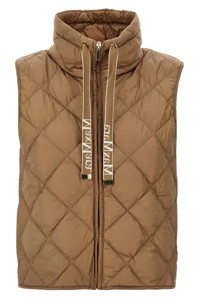 Max Mara The Cube 'tregic' Vest In Brown