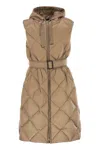 Max Mara The Cube Tregil Vest In Brown