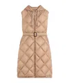 Max Mara The Cube Tregil Padded Gilet In Nude
