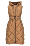 Max Mara The Cube Tregil Vest In Brown