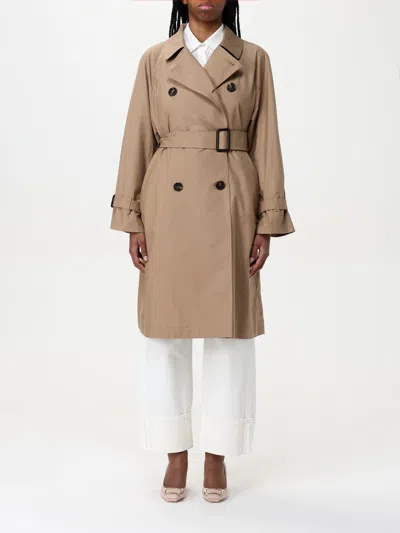 Max Mara The Cube Trench Coat  Woman Color Camel