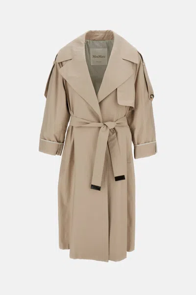 Max Mara The Cube Trench In Neutral