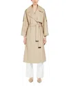 Max Mara The Cube Utrench Coat In Sand