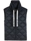 Max Mara The Cube Navy Down Jacket In Blue