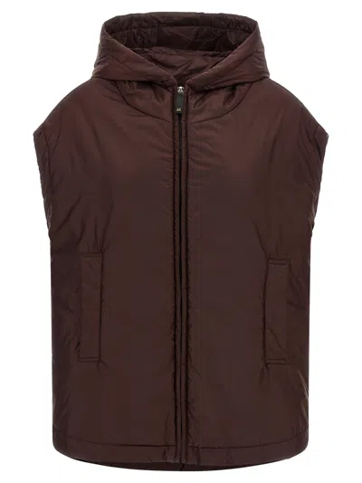 Max Mara The Cube Vest In Brown