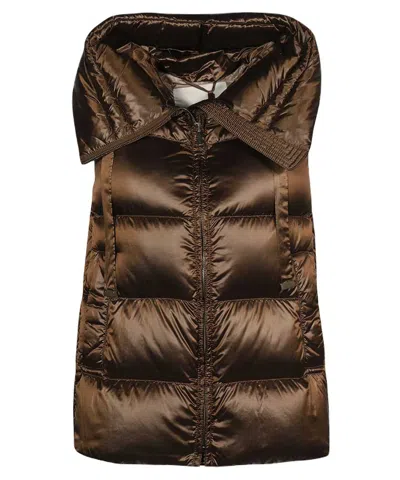 Max Mara The Cube Vests In Gold
