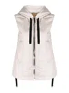 Max Mara The Cube Women The Cube Sleeveless Jacket With Cameluxe Padding In Beige