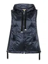 Max Mara The Cube Greengo Sleeveless Jacket In Blue