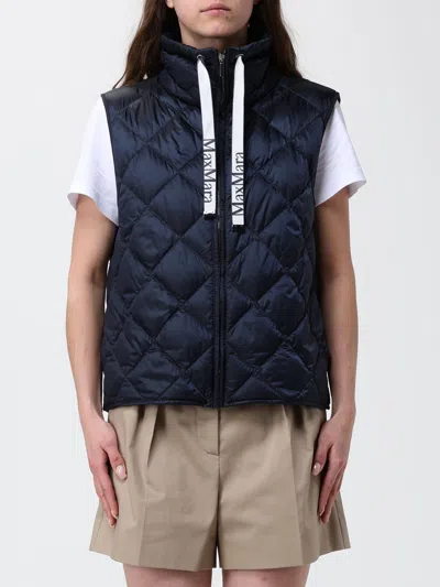 Max Mara The Cube Waistcoat Woman In Blue
