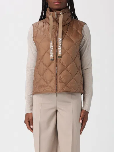 Max Mara The Cube Waistcoat Woman  In Brown