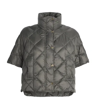 Max Mara The Cube Water-repellent Poncho In Green