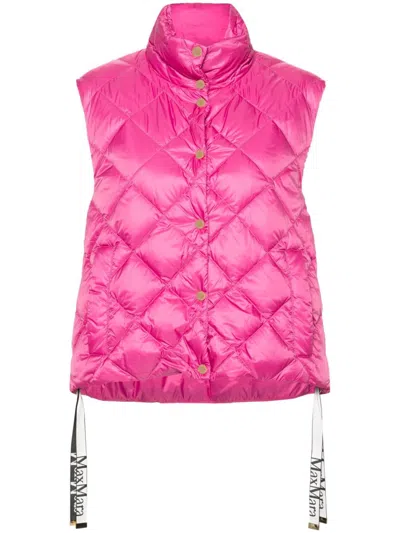 Max Mara The Cube Waistcoat  Woman In Fuchsia