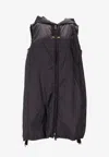 Max Mara The Cube Water-repellent Canvas Gilet In Black