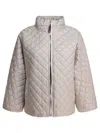 Max Mara The Cube Delfina Quilted Zip-up Jacket In Multi