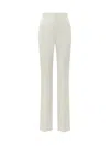 Max Mara The Cube White Tailored Flat Front Pants In White