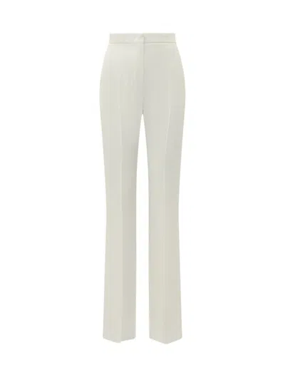 Max Mara The Cube White Tailored Flat Front Pants