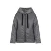 Max Mara The Cube Daria Padded Jacket With Hood In Blue