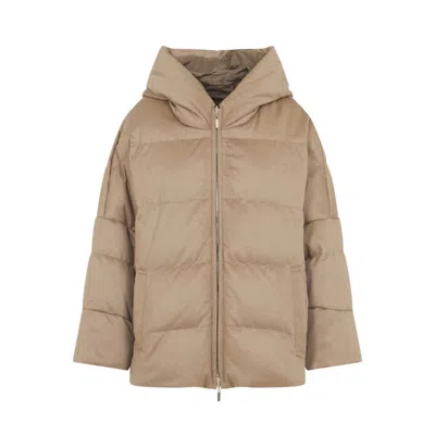 Max Mara The Cube Wintercoat In Brown