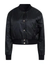 Max Mara The Cube Woman Jacket Midnight Blue Size 4 Polyester, Virgin Wool, Polyamide, Elastane