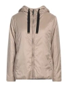 Max Mara The Cube Green Padded Nylon Jacket In Beige