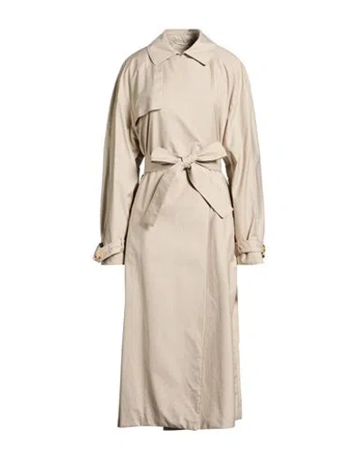 Max Mara The Cube Woman Overcoat & Trench Coat Light Grey Size 6 Cotton, Polyester In Gray