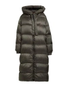 Max Mara The Cube Woman Puffer Dark Green Size 8 Polyester