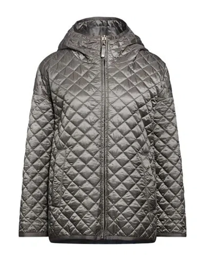 Max Mara The Cube Woman Puffer Grey Size 2 Polyester In Gray