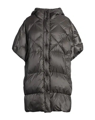 Max Mara The Cube Woman Puffer Lead Size M Polyester In Grey