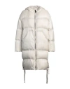 Max Mara The Cube Woman Puffer Light Grey Size 12 Polyester In Grey