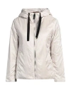 Max Mara The Cube Greenh Hooded Padded Jacket In Grey