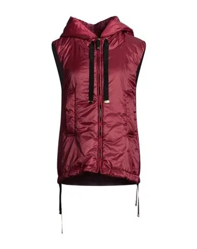 Max Mara The Cube Woman Vest Brick Size 8 Polyester In Red