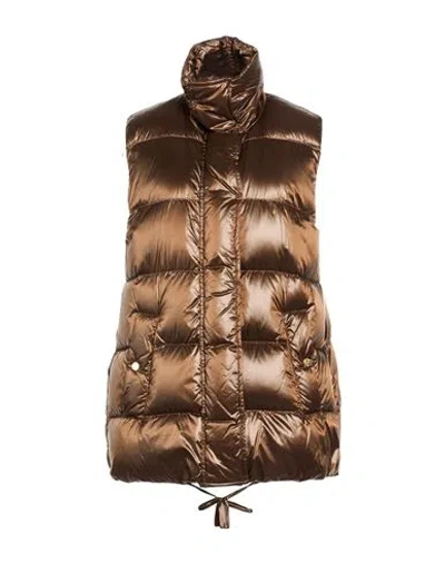 Max Mara The Cube Woman Vest Brown Size 00 Polyamide