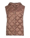 Max Mara The Cube Woman Vest Brown Size 12 Polyamide In Brown