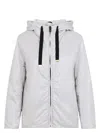Max Mara The Cube Green H Down Jacket Women In Nude & Neutrals