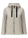 Max Mara The Cube Greenh Hooded Padded Jacket In Gray