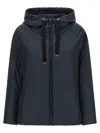 Max Mara The Cube Max Mara Oversized Jacket Blue In Black