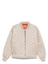 Max Mara The Cube Quilted Padded Jacket In Marrone Chiaro