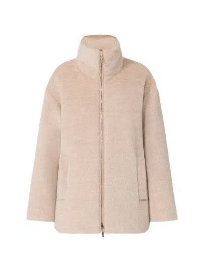 Max Mara The Cube Women's Reversible Alpaca Jacket In Gold