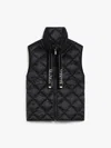 Max Mara The Cube Tregic Down Vest In Black