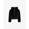Max Mara The Cube Womens Black Olly Hooded Alpaca-and-wool Jacket In Black