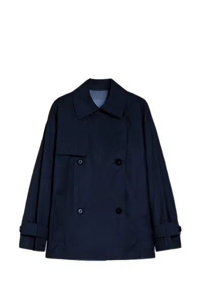 Max Mara The Cube Zeno Blouson In Blue