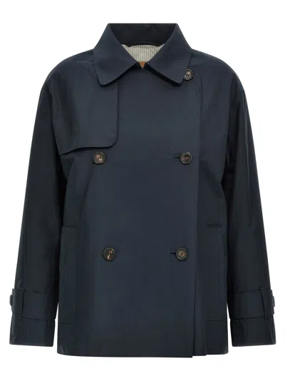 Max Mara The Cube Zeno Coats And Trench Coats Blue