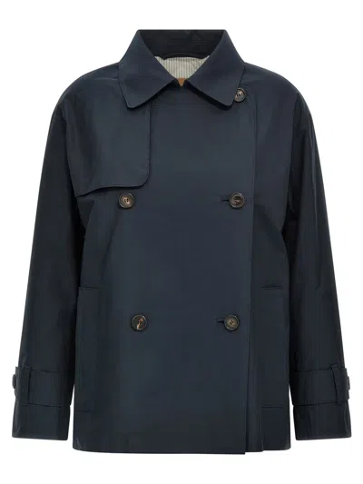 MAX MARA THE CUBE MAX MARA THE CUBE 'ZENO' SHORT TRENCH COAT