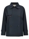 Max Mara The Cube 'zeno' Short Trench Coat