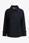 Max Mara The Cube Zeno Coats And Trench Coats Blue In Blue