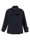 Max Mara The Cube Rain Jacket In Blue