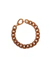 Max Mara Chunky Chain Necklace In Yellow
