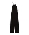 Max Mara Thin Shoulder Strap Jumpsuit In Black