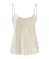 Max Mara Leisure Lucca Silk-blend Tank Top In White