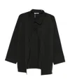 Max Mara Three Quarter Sleeve Jacket In Black